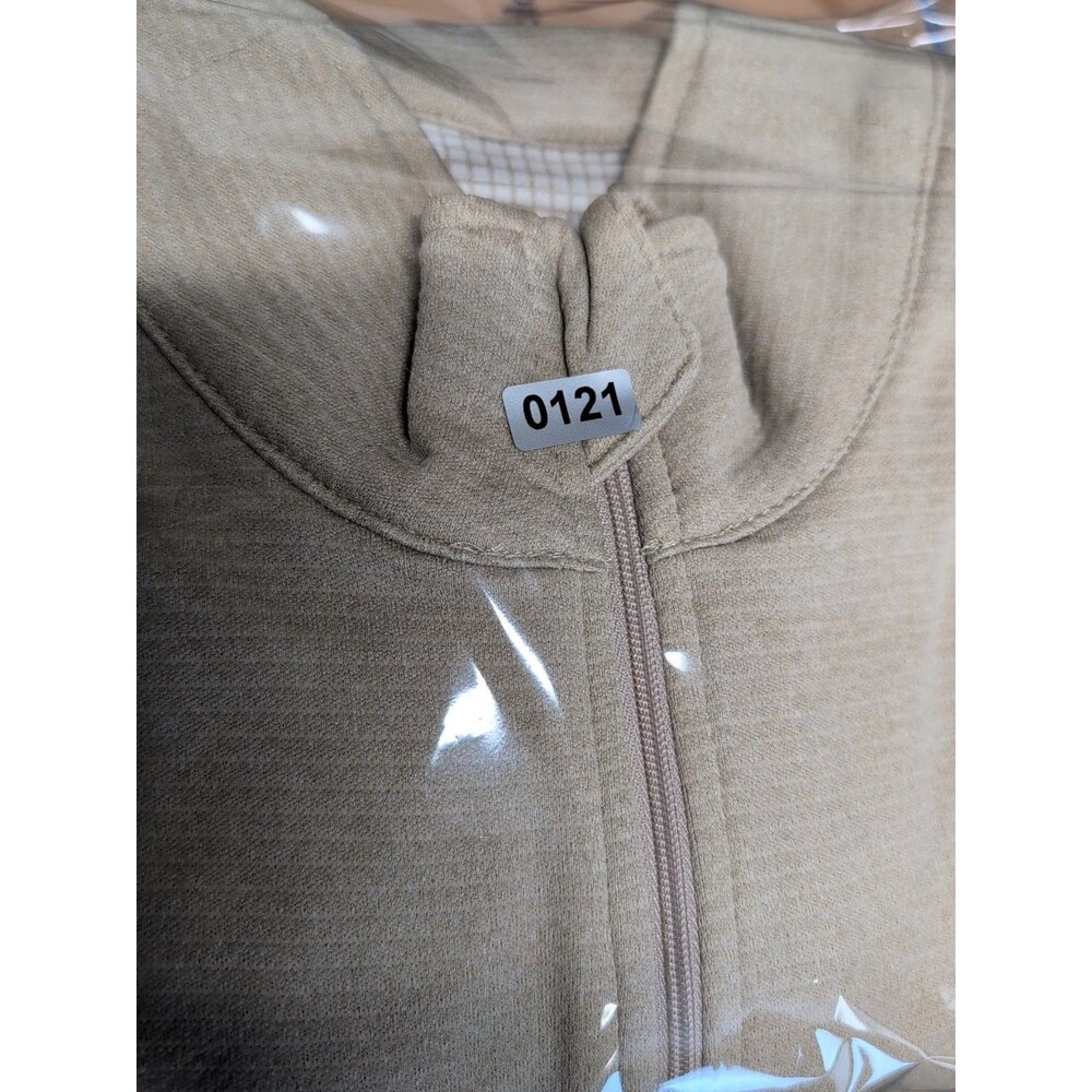 Callaway Mock Neck Long Sleeve Pullover Quarter Zip Men's Size XL Beige - Picture 13 of 13
